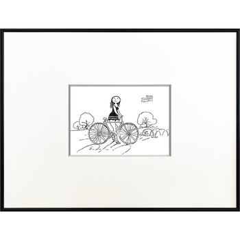 朝のサイクリスト1